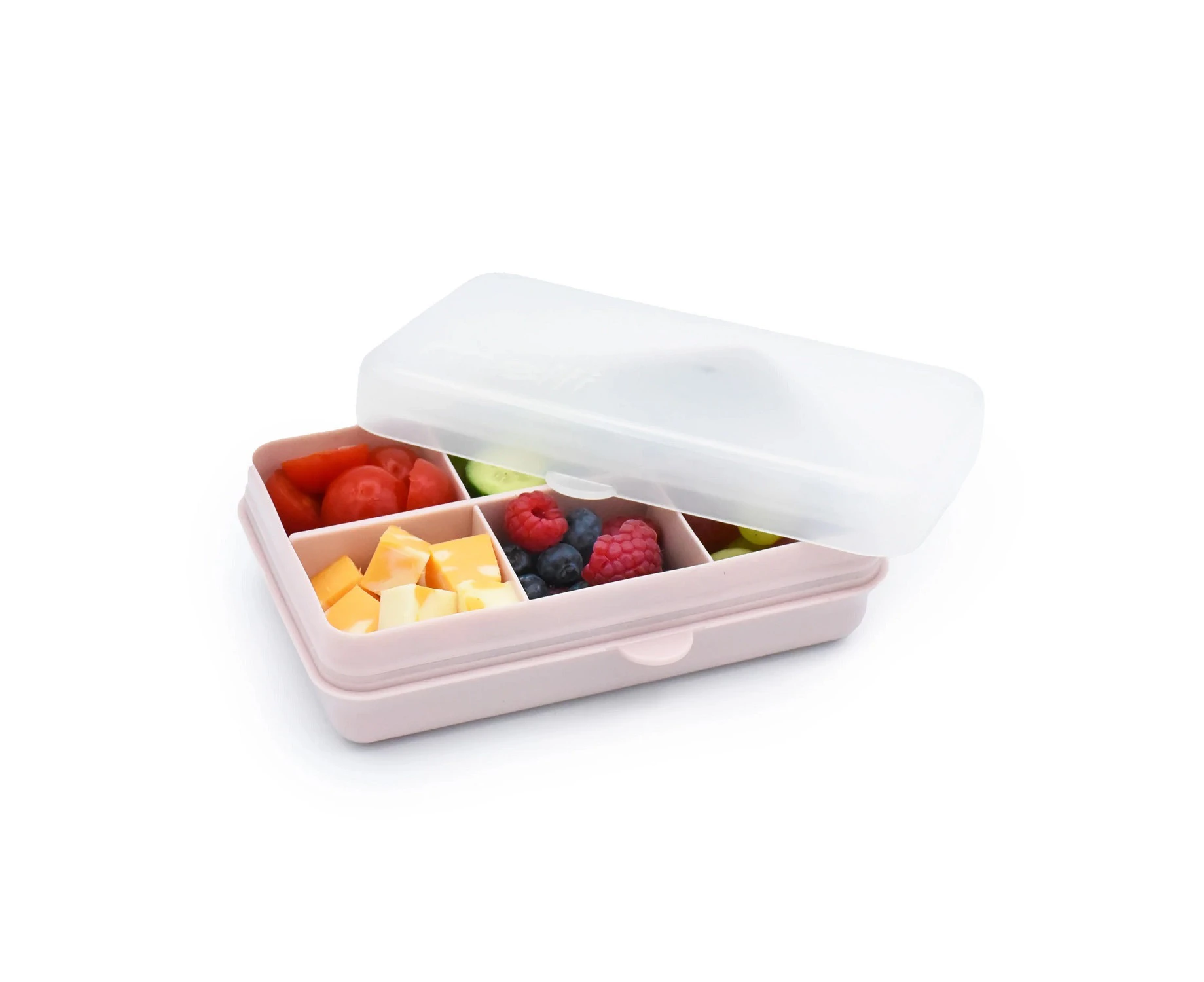 Melii Luxe 6 Compartment Snackle Box Mini Pink