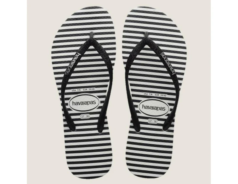 Havaianas Slim Glitter Stripes Thong