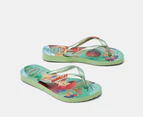 Havaianas Girls' Princess Slim Thongs - Citronella