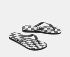 Havaianas Men's Top Distorted Thongs - Black/White Check