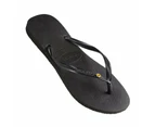 Havaianas Women's Slim Coloured Crystal Thongs - Black/Sunflower