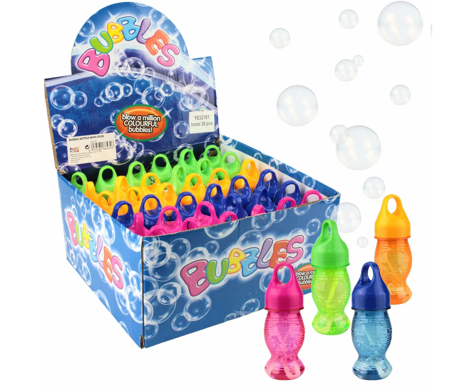 Bulk Bubble Bottles Box of 36