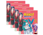 4x Art Maker Manga Drawing Book Art/Craft Activity Book Craft Entertainment