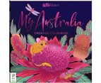 4x Art Maker My Australia Colouring Book Adult Activity Book Entertainment