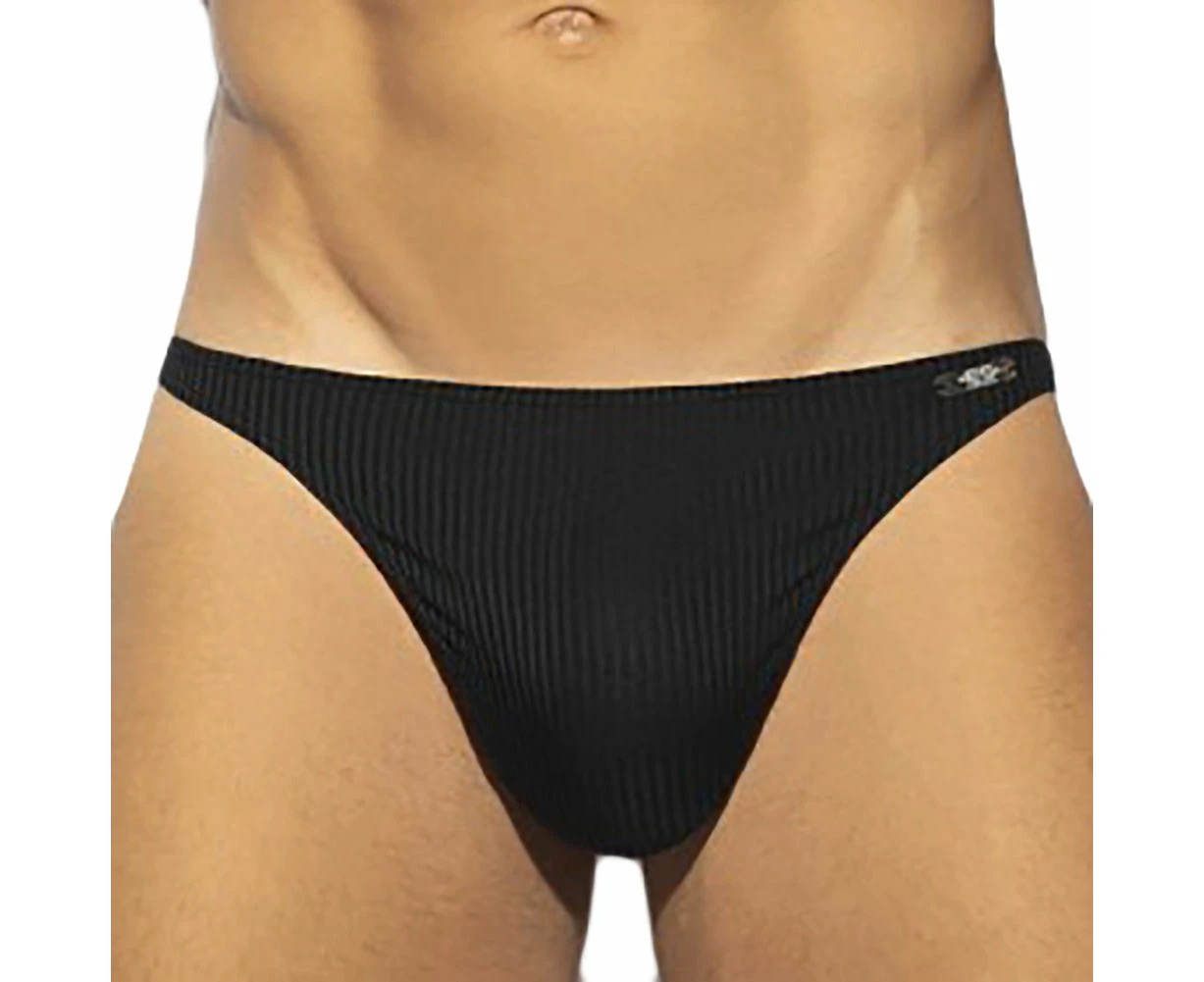 ES Collection Recycled Rib Thong UN492 Black