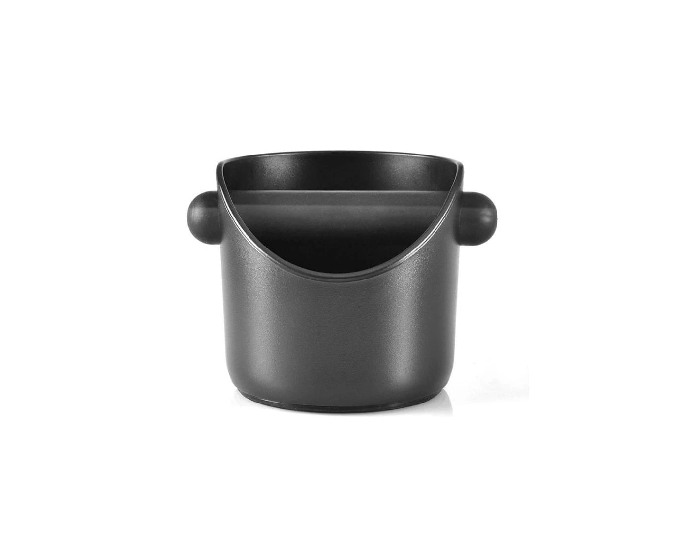 Black Coffee Bump Box Shock Absorbing Durable Barista Style Bump Box Coffee Dump Box Grinding Trash Can