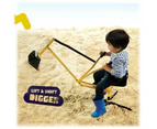 Multi Action Metal Sand Digger Backyard Sandpit Toy Outdoor Fun