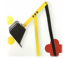 Multi Action Metal Sand Digger Backyard Sandpit Toy Outdoor Fun