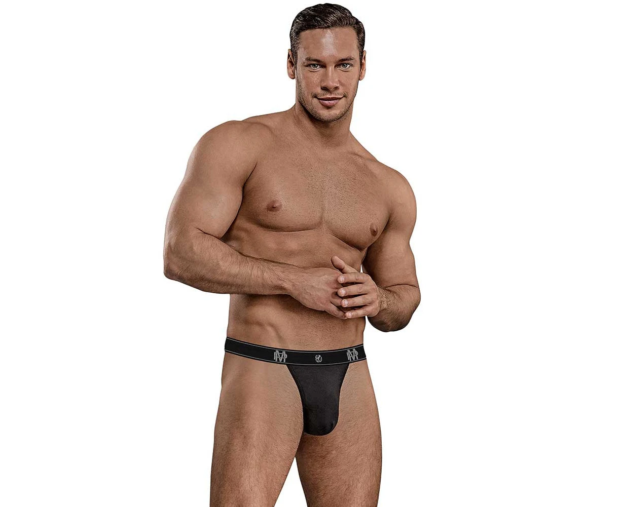 Male Power Bamboo Micro Thong 433-253 Black