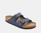 Birkenstock Unisex Arizona Soft Footbed Regular Fit Sandals - Navy