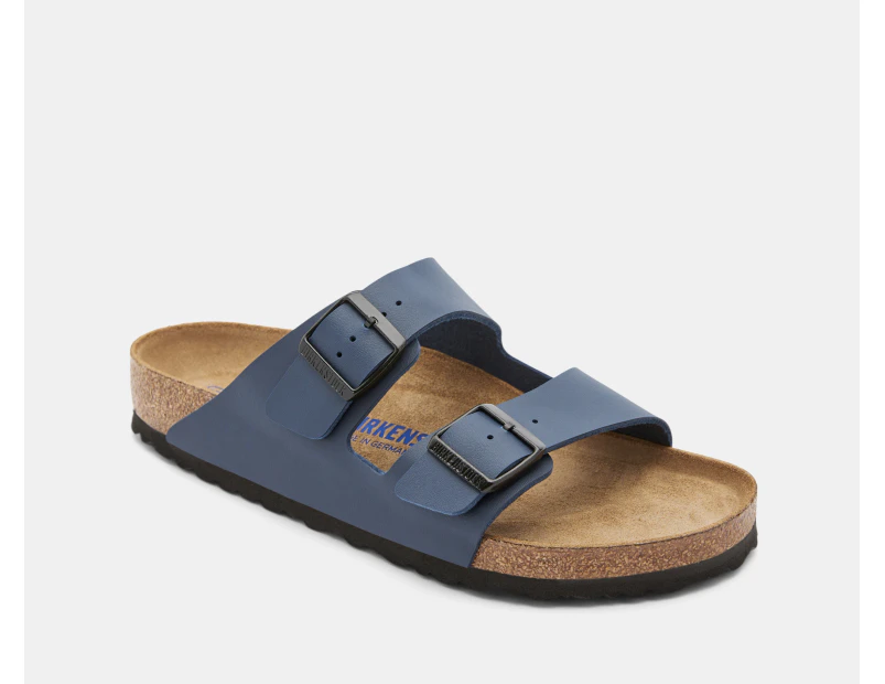 Birkenstock Unisex Arizona Soft Footbed Regular Fit Sandals - Navy