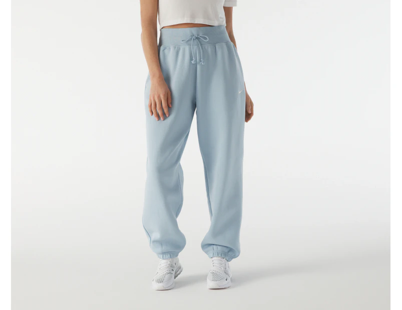 Nike Sportswear Women's Phoenix Fleece High-Waisted Joggers / Tracksuit Pants - Light Armoury Blue