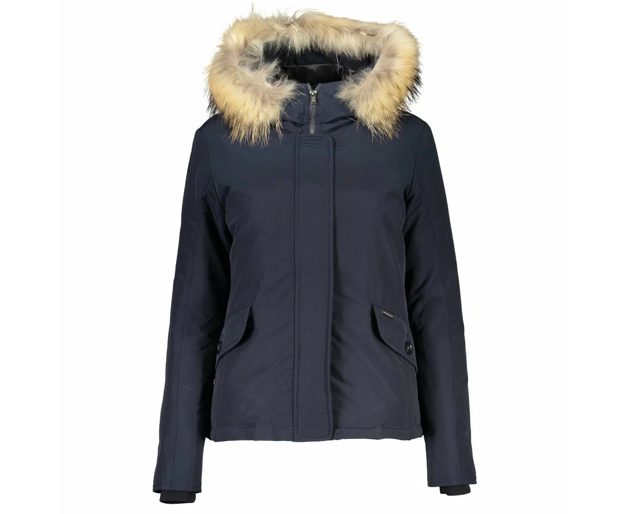 Woolrich Blue Cotton Jackets & Coat - XL