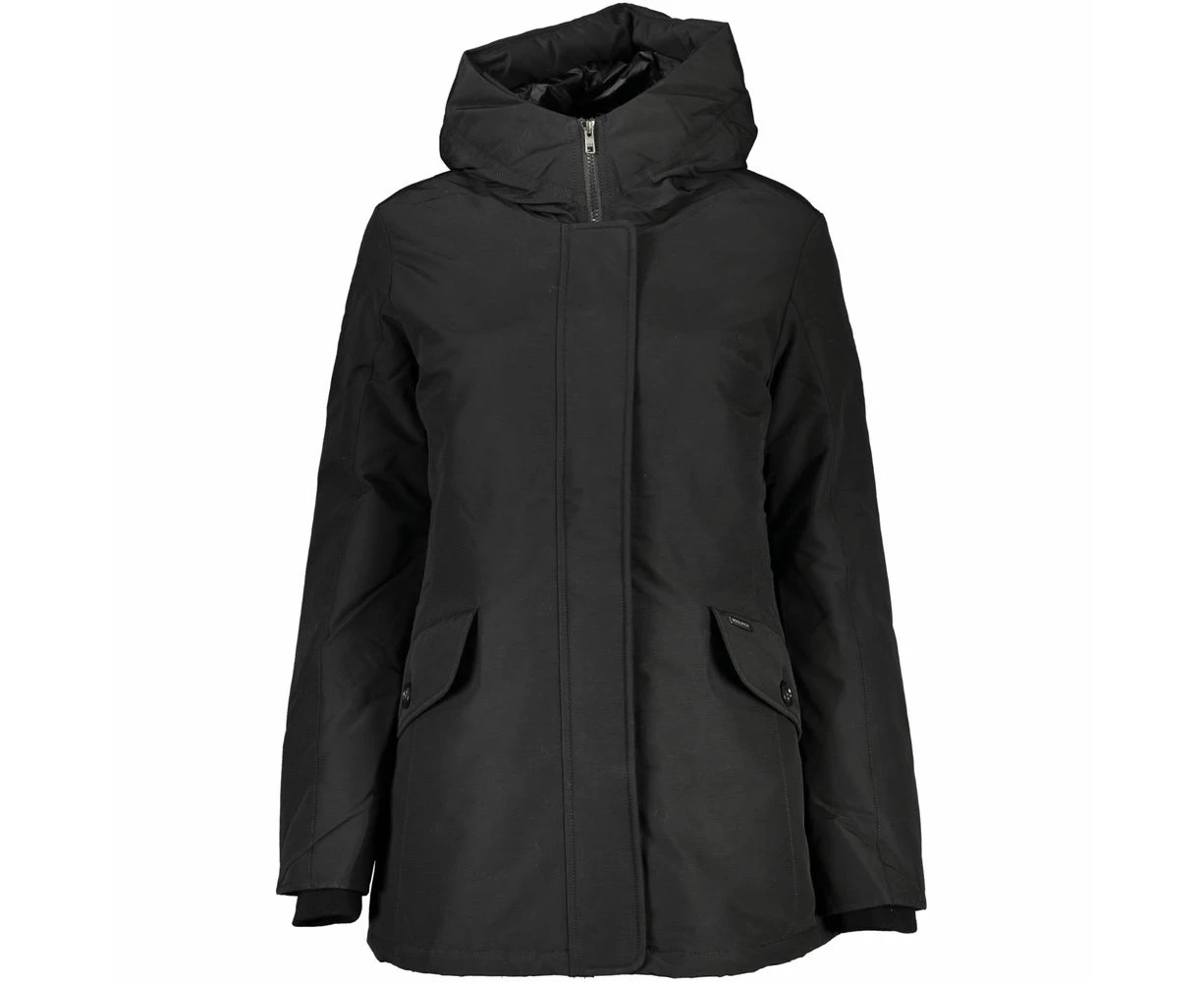 Woolrich Black Cotton Jackets & Coat - XL