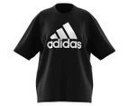 Adidas Women's Essentials Big Logo Boyfriend Tee / T-Shirt / Tshirt - Black/White