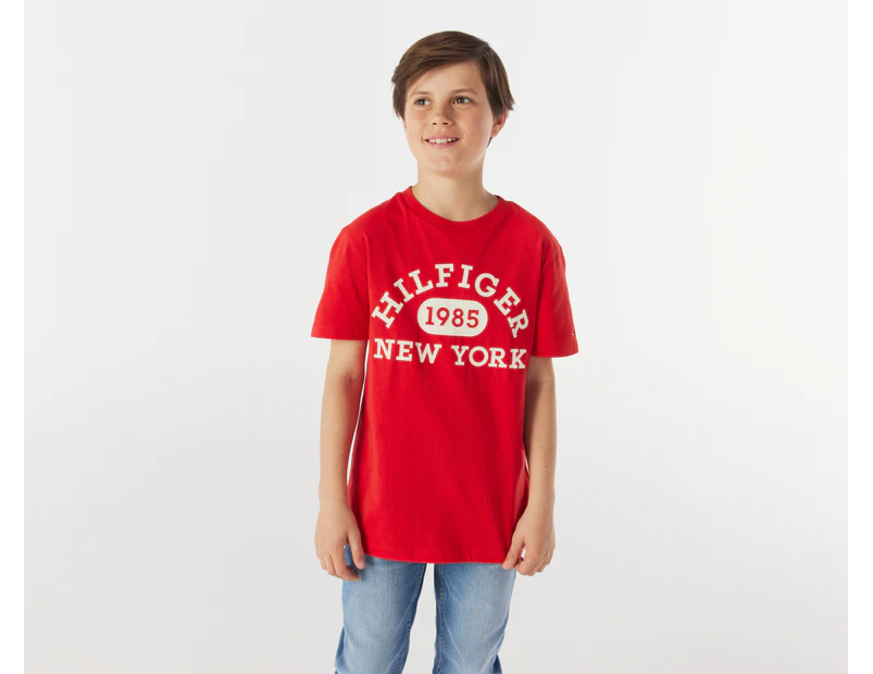 Tommy Hilfiger Youth Boys' 1985 Hilfiger Tee / T-Shirt / Tshirt - Fireworks