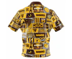 AFL Fanatics Button Up Polo Shirt - Hawthorn Hawks - Aussie Rules