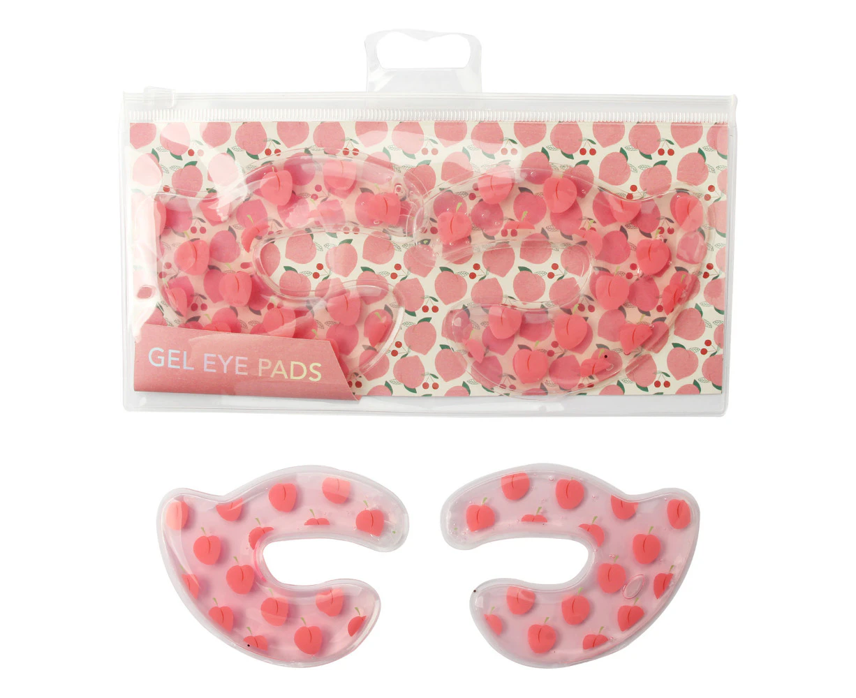 Beauty & Me Cooling Eye Theropy Mask With Peach Pattern Design