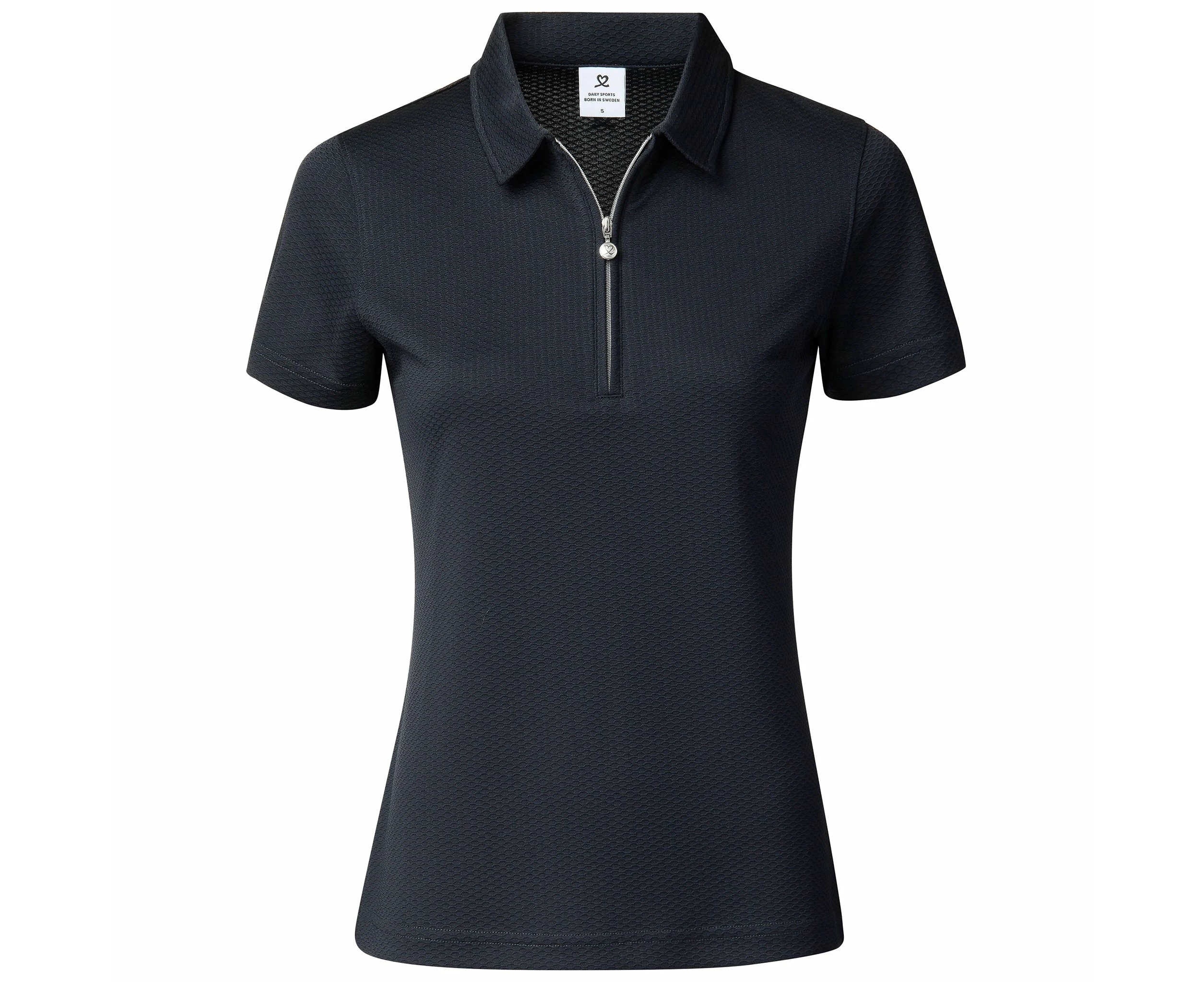 Daily Sports Ladies Peoria Short Sleeve Polo Shirt - Navy