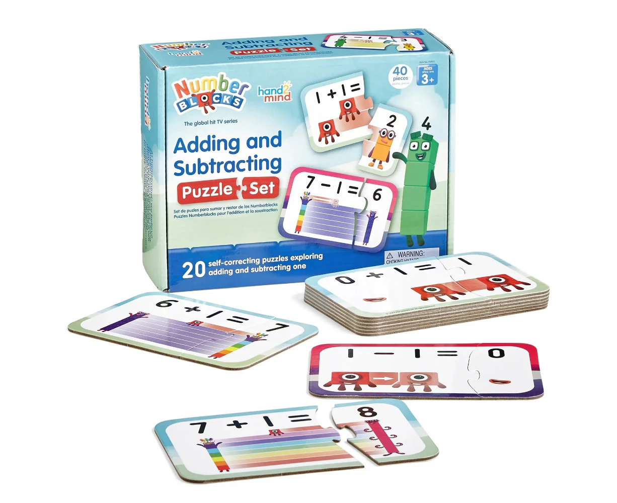 Numberblocks Adding and Subtracting Puzzle Set