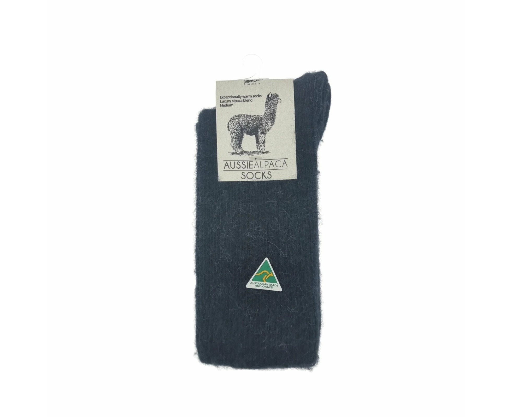 Yellow Earth Australia - Australian Alpaca Wool Men's Socks - CHARCOAL