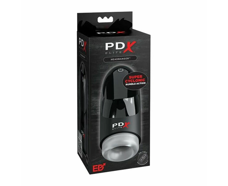 Pdx Elite Hydrogasm Vibrating Stroker Frosted/black