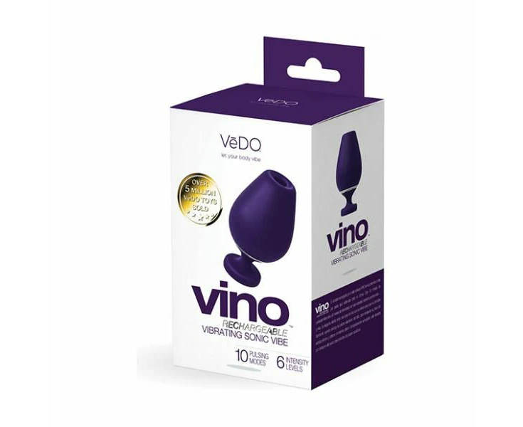 Vedo Vino Rechargeable Sonic Vibe Purple: The Ultimate Pleasure Experience For Women