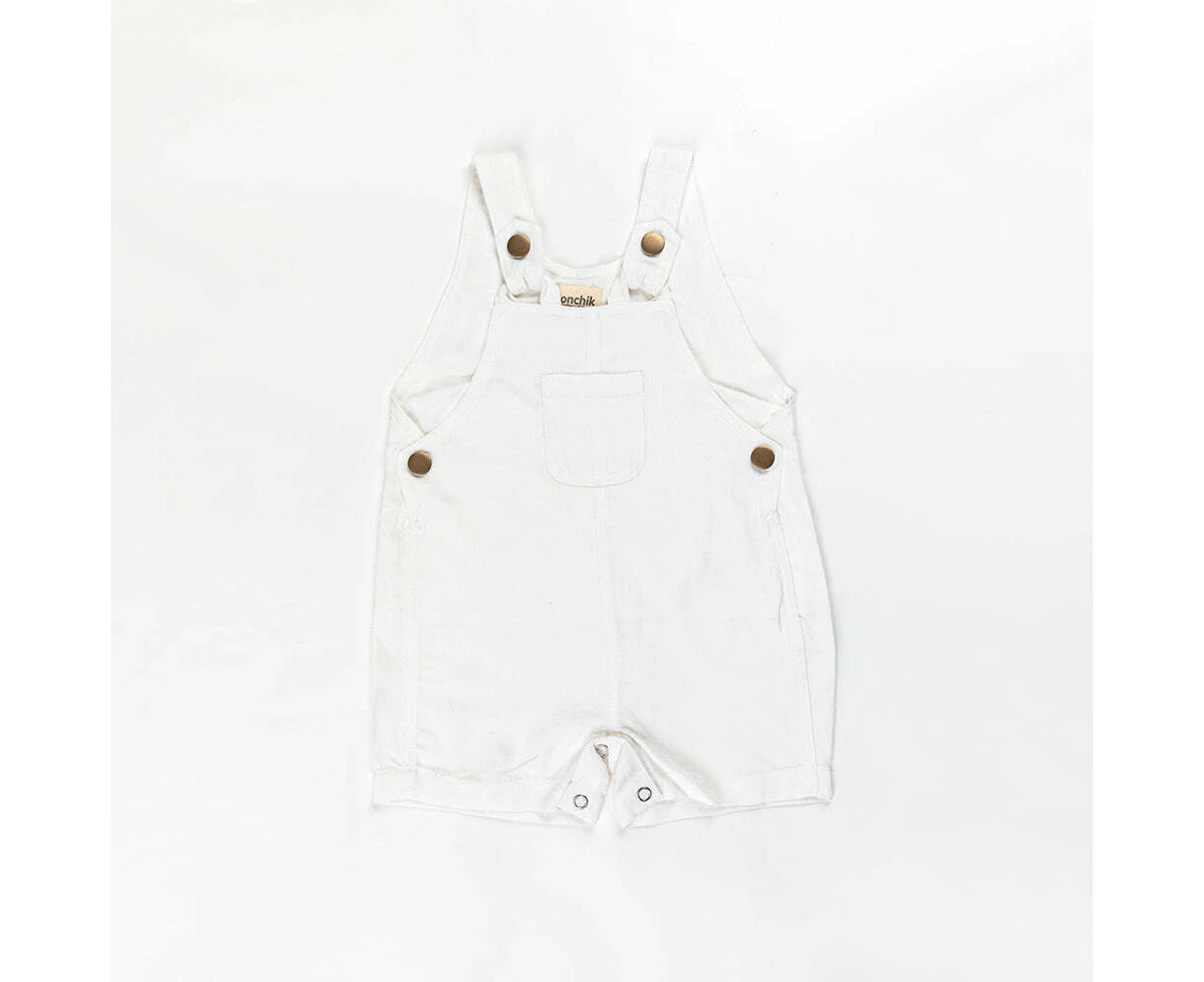 Ponchik Babies + Kids - Cotton Dungaree Overalls - Daisy