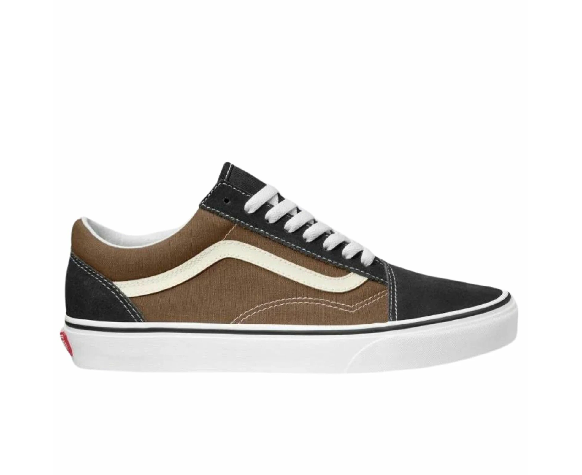 Vans Old Skool Canvas Suede Pop Mens Casual Shoes Sneakers in Brown/Multi