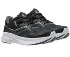 Saucony Womens Guide 15 Wide Athletic Sneakers Running Shoes - Black/White