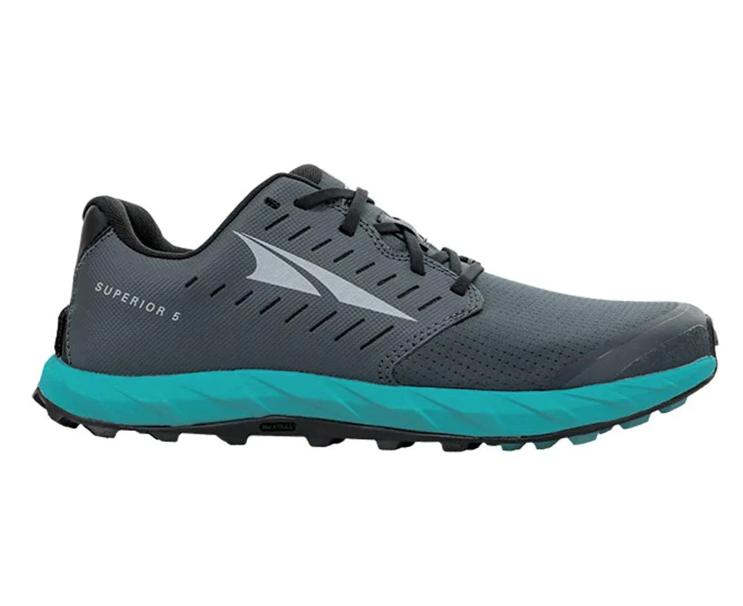 Altra Womens Superior 5 Trail Running Shoe Sneakers Runners - Dark Slate