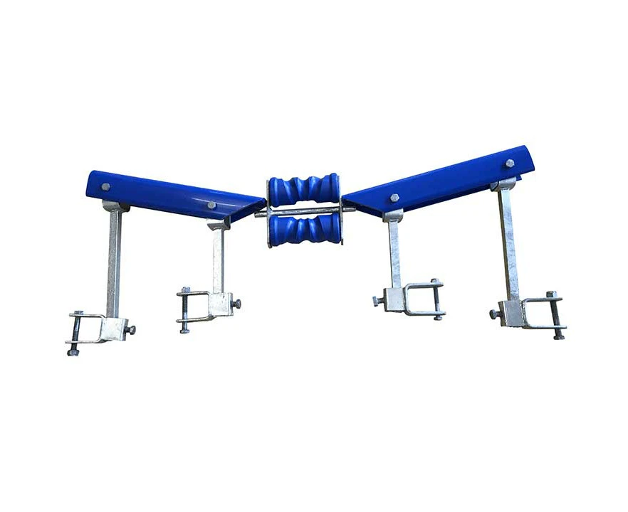 Roxom - Boat Trailer Glider Kit 400mm - Self Centering V Kit Blue