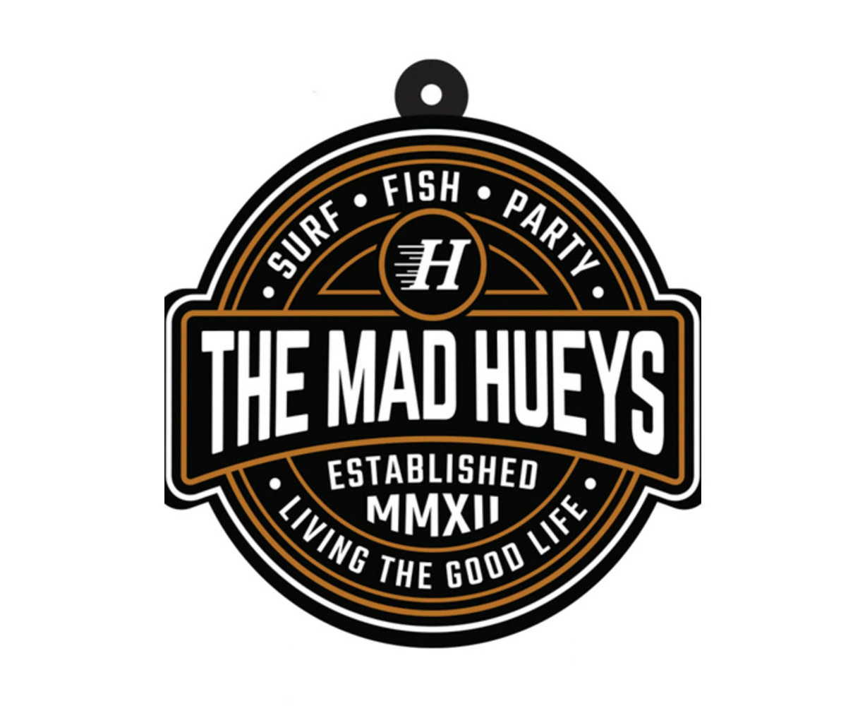 Mad Hueys Hueys Life Air Freshener in Black