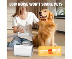 Dog Dryer Blower Grooming Pet Hair Dryer Heater with LED Touch Screen, Low Noise Adjustable Speed and Temperature, with 4 Different Nozzles for Dog/Cat