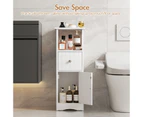 Advwin Bathroom Floor Cabinet Freestanding Storage Cabinet