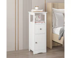 Advwin Bathroom Floor Cabinet Freestanding Storage Cabinet