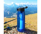 Cobalt Blue Smart Purifier Water Bottle (650 ML)