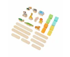 27 Piece Wooden Stacking Animals - Anko