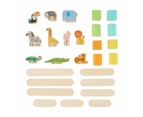 27 Piece Wooden Stacking Animals - Anko