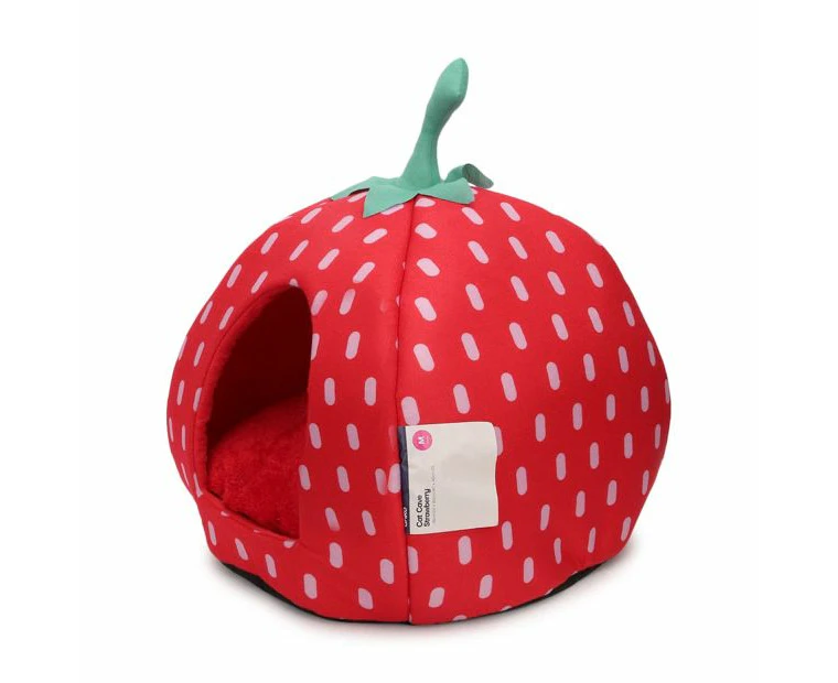 Cat Cave Strawberry, Medium - Anko