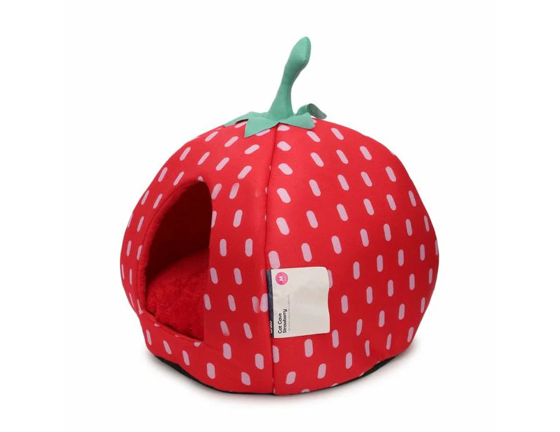 Cat Cave Strawberry, Medium - Anko