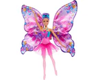 Barbie Dance and Flutter Doll with 2-in-1 Transformation from Dancer to Butterfly