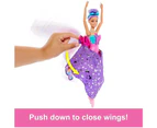 Barbie Dance and Flutter Doll with 2-in-1 Transformation from Dancer to Butterfly