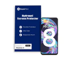 Realme 8 Compatible Premium Hydrogel Screen Protector With Full Coverage Ultra HD - Single Pack, High-Grade Korean Hydrogel Membrane