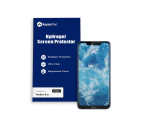 Nokia 8.1 Compatible Premium Hydrogel Screen Protector With Full Coverage Ultra HD - Single Pack, Basic Chinese Hydrogel Membrane