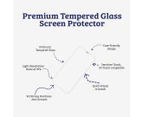 Anik Premium Full Edge Coverage High-Quality Clear Tempered Glass Screen Protector fit for OnePlus Nord N200 5G - Full Cover, Double Pack