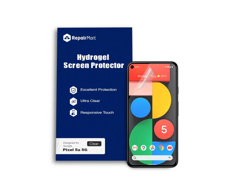 Google Pixel 5a 5G Compatible Premium Hydrogel Screen Protector With Full Coverage Ultra HD - Single Pack, Basic Chinese Membrane