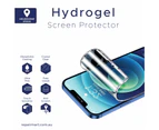 Vivo S7t Compatible Premium Hydrogel Screen Protector With Full Coverage Ultra HD - Double Pack, High-Grade Korean Hydrogel Membrane