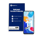 Xiaomi Redmi Note 11 Compatible Premium Hydrogel Screen Protector With Full Coverage Ultra HD - Double Pack, Basic Chinese Hydrogel Membrane