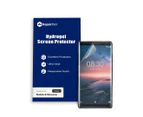 Nokia 8 Sirocco Compatible Premium Hydrogel Screen Protector With Full Coverage Ultra HD - Single Pack, High-Grade Korean Hydrogel Membrane